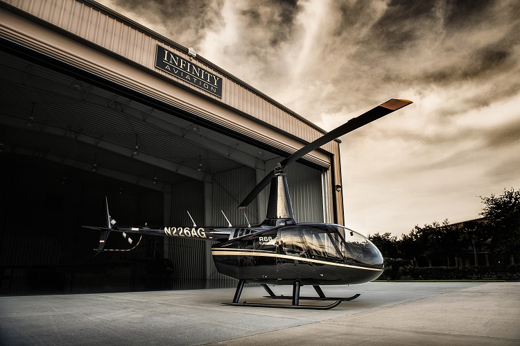 Robinson Helicopter at Infinity Helicopter's Hangar